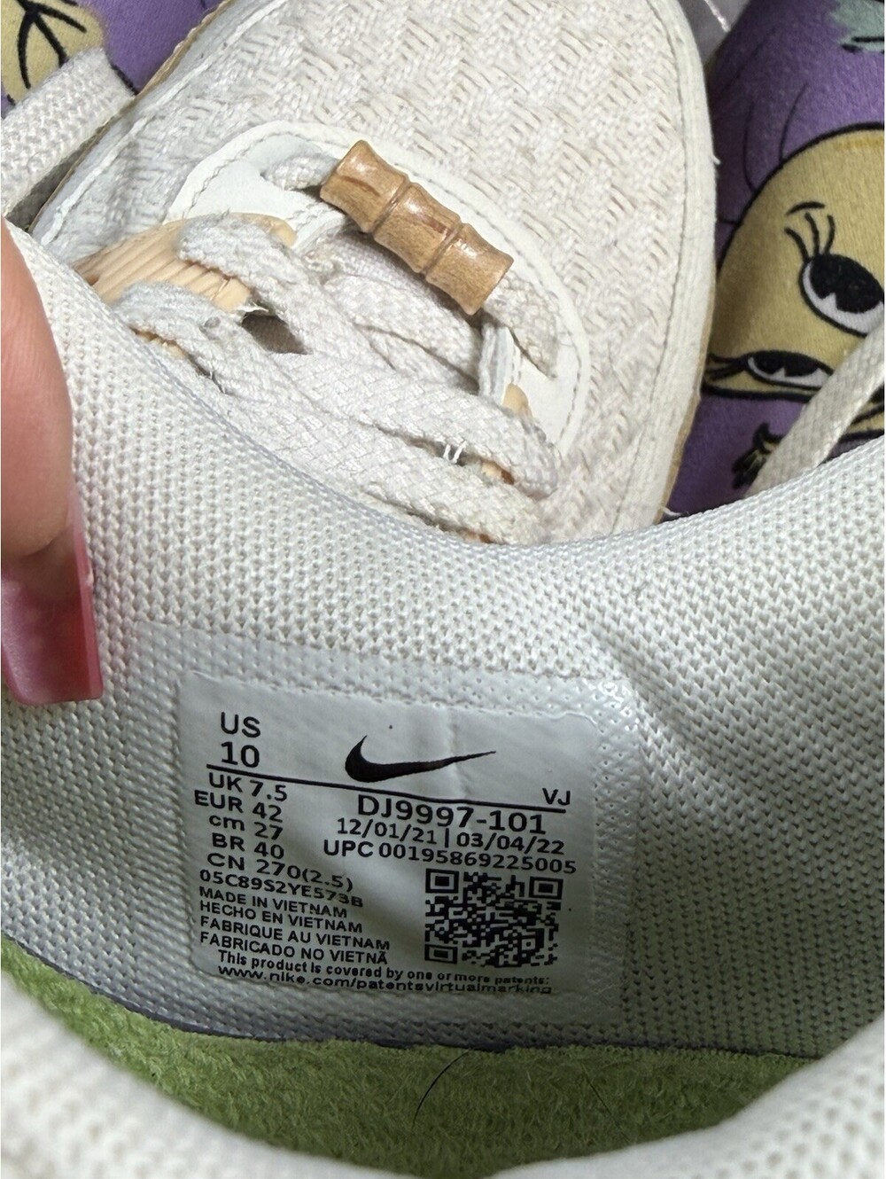 Nike Air Max 90 SE Sun Club Sail/Phantom Low Top Lace-Up Sneaker DJ9997-101 - Picture 12 of 12